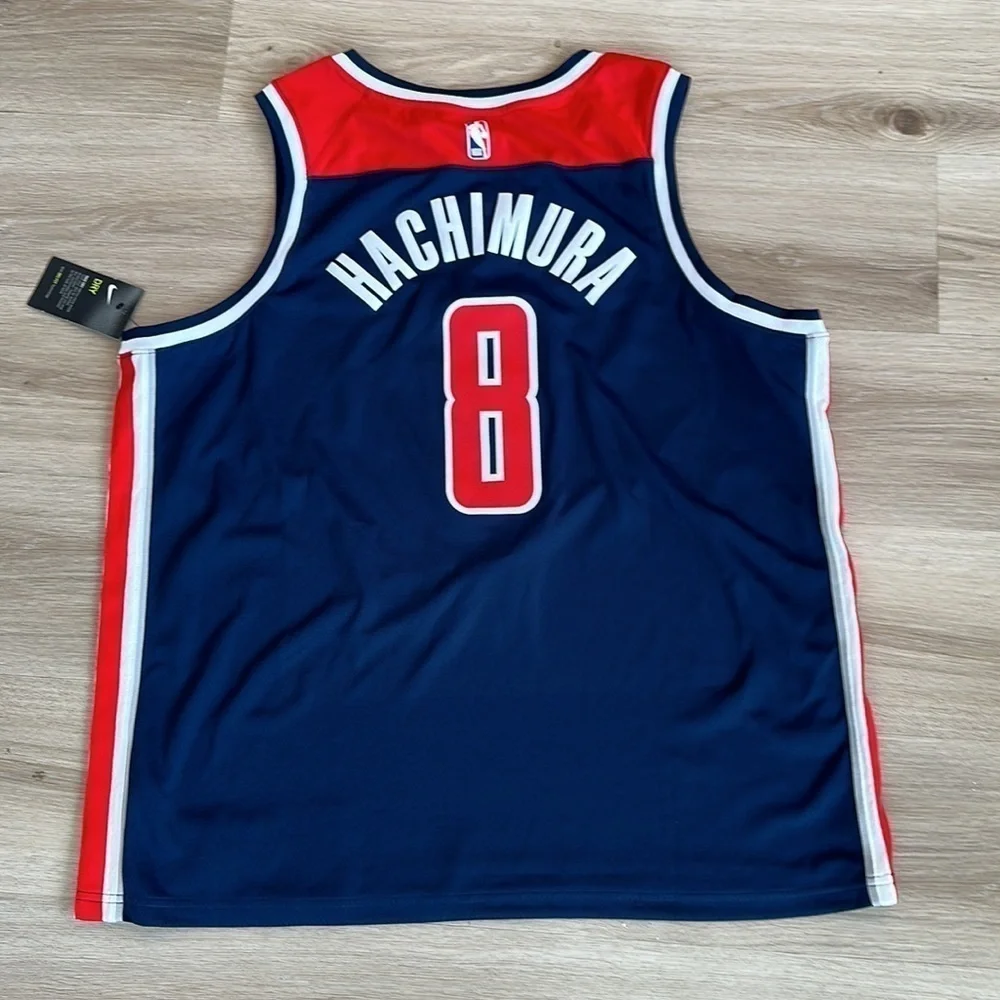 Men's Washington Wizards Rui Hachimura Nike 2020/21 size 2x blue and red